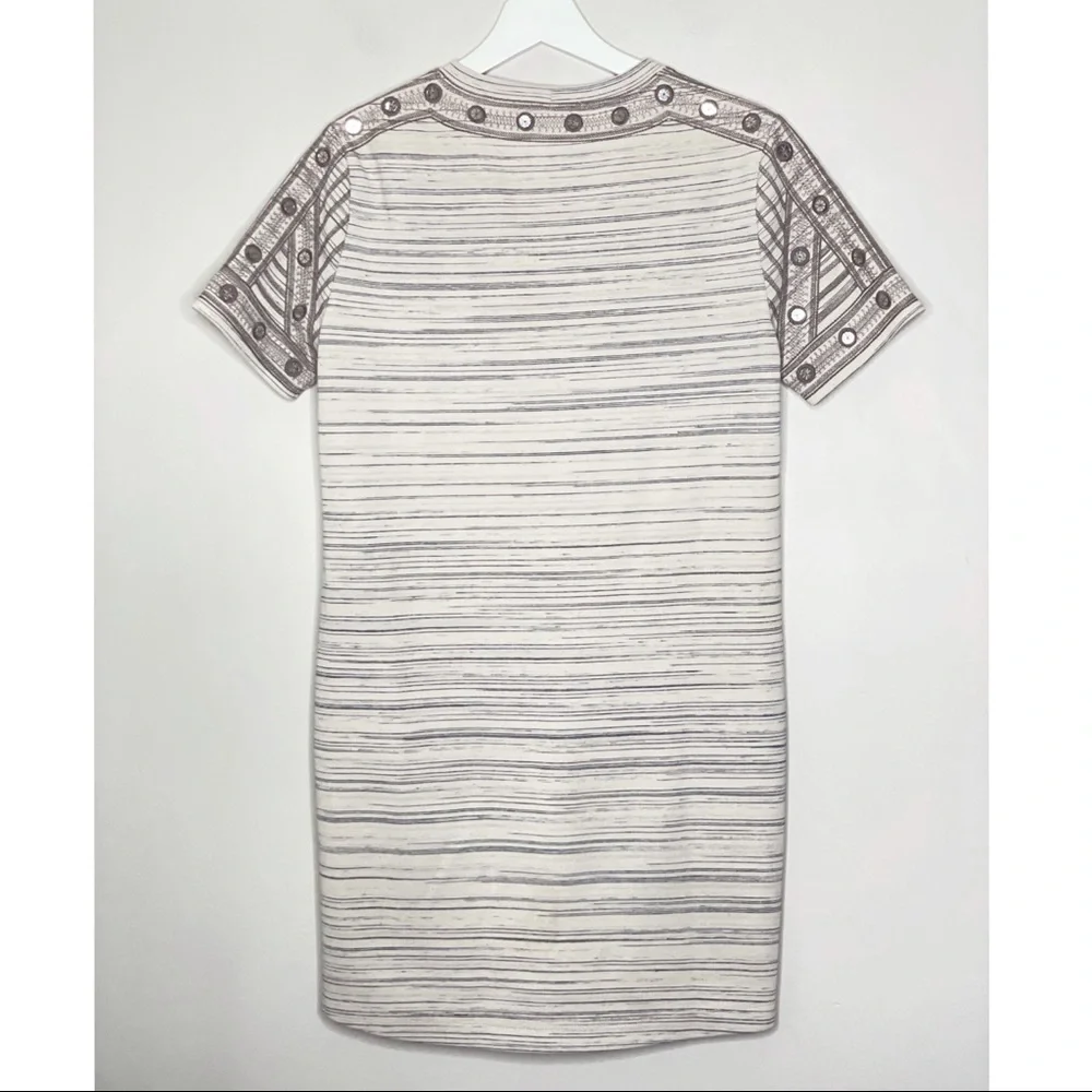 BCBGMAXAZRIA | Ada Canvas Embroidered‎ Dress | XS